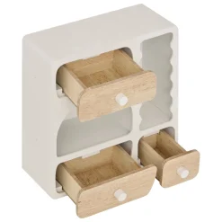 Atmosphera Voir Tout |Boites De Rangement*Etagère "Cherie" Rouge