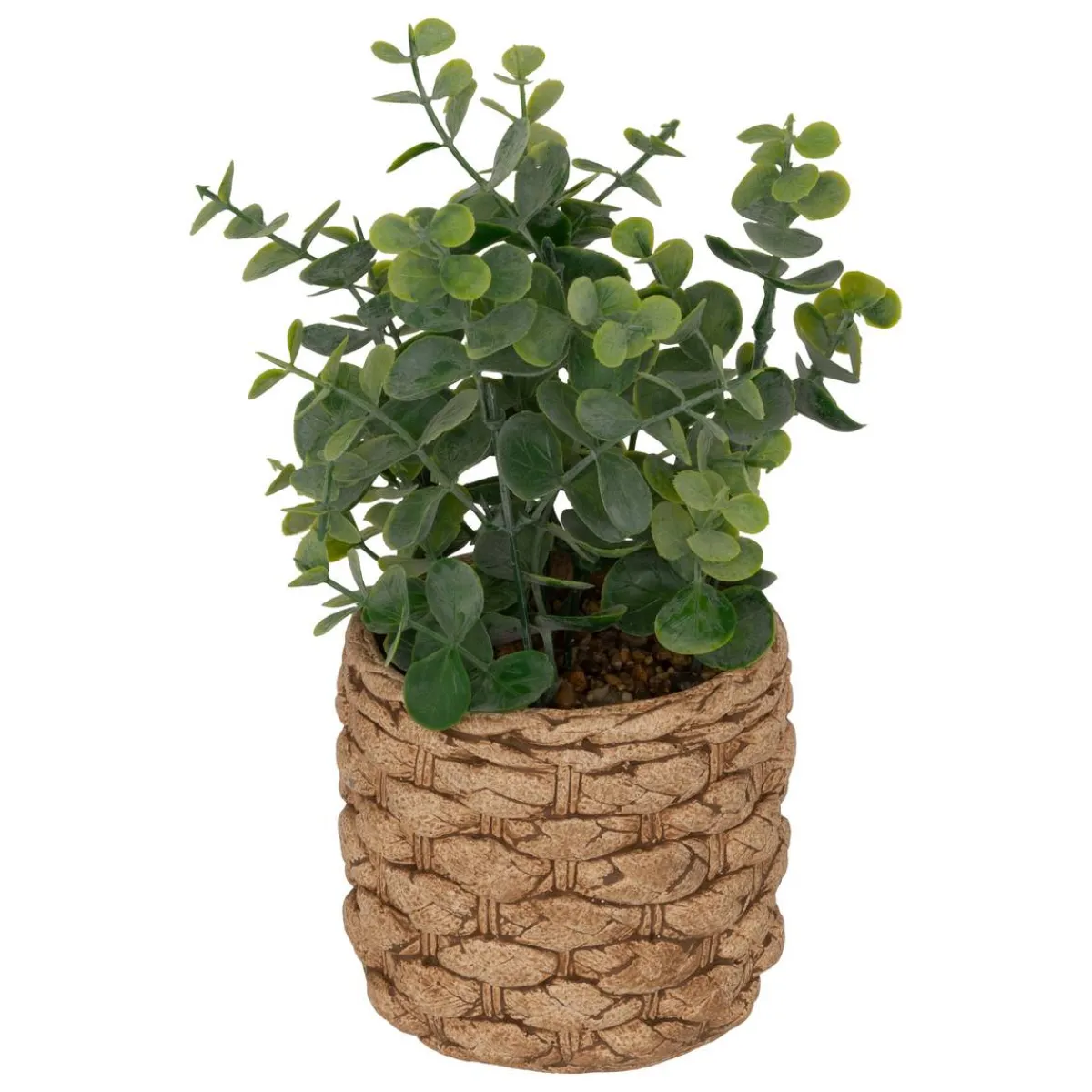 Atmosphera Plantes Artificielles*Eucalyptus artificiel en pot "Jaye" Vert