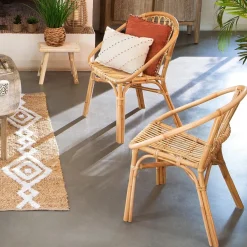 Atmosphera Fauteuils En Rotin*Fauteuil "Bohemian Dream" Gris