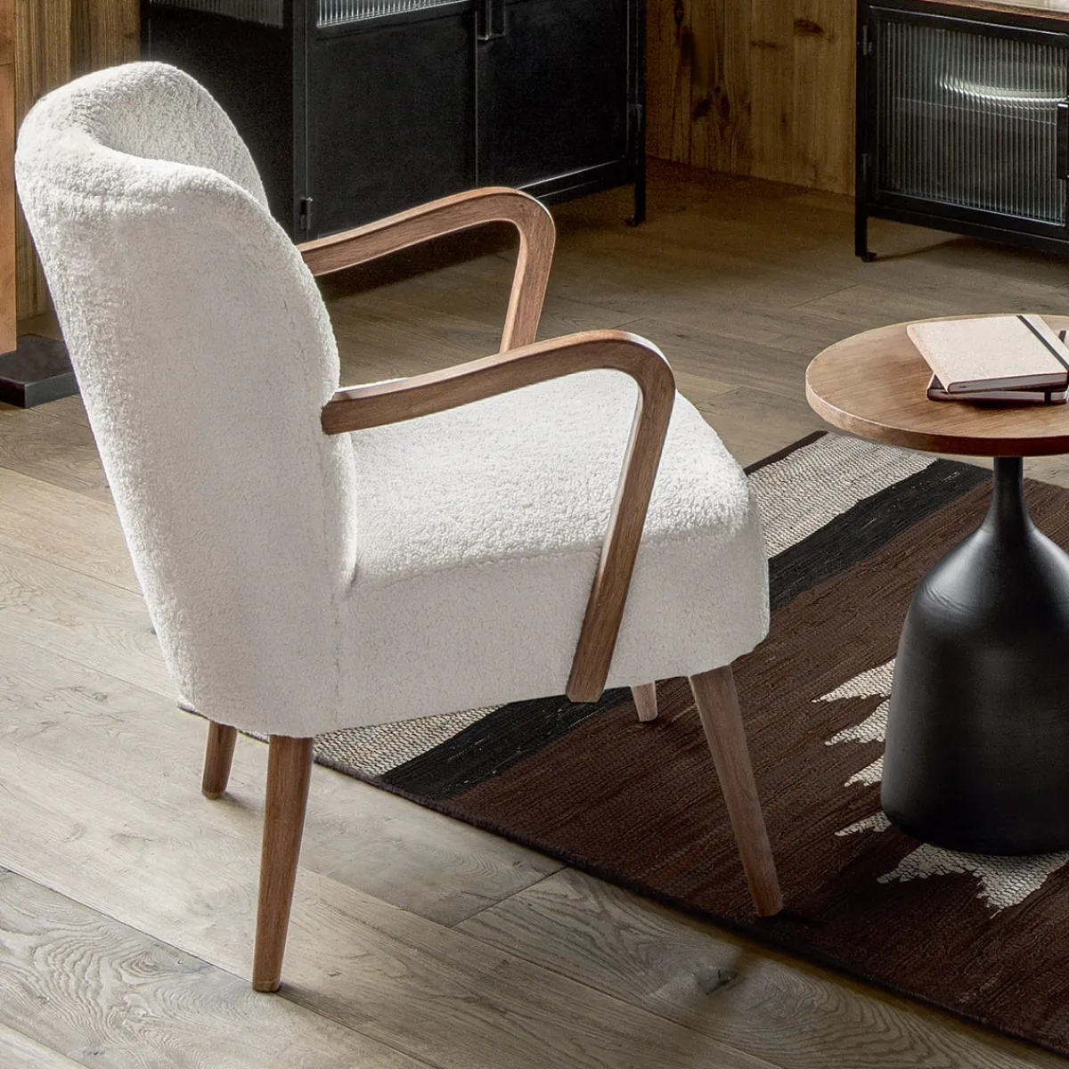 Atmosphera Fauteuils|Voir Tout *Fauteuil "Chiara" Blanc