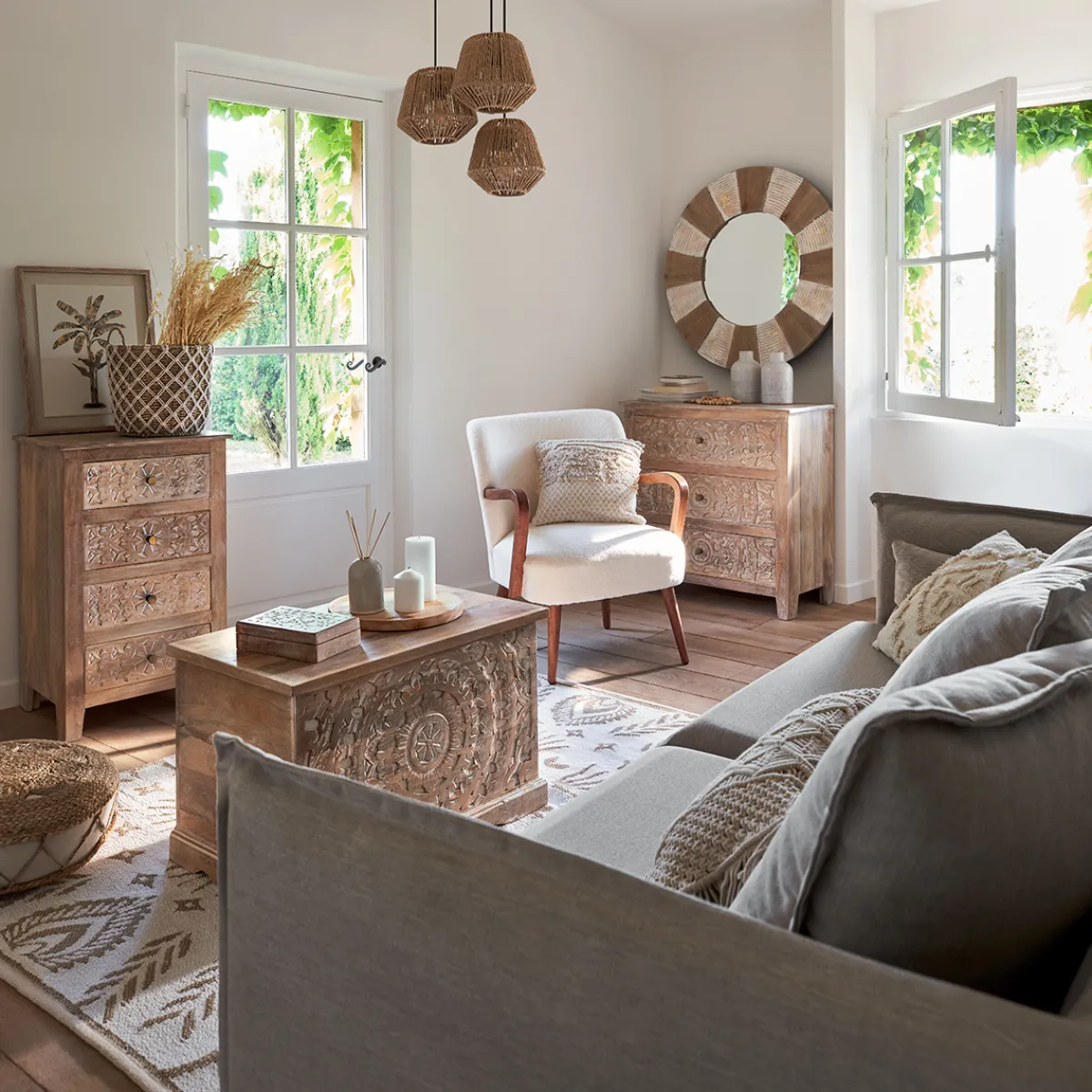 Atmosphera Fauteuils|Voir Tout *Fauteuil "Chiara" Blanc