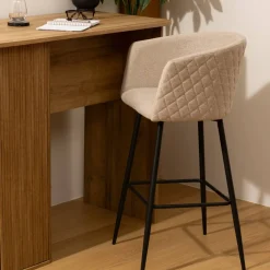 Atmosphera Chaises De Bar*Fauteuil de bar "Marlo" Marroncognac