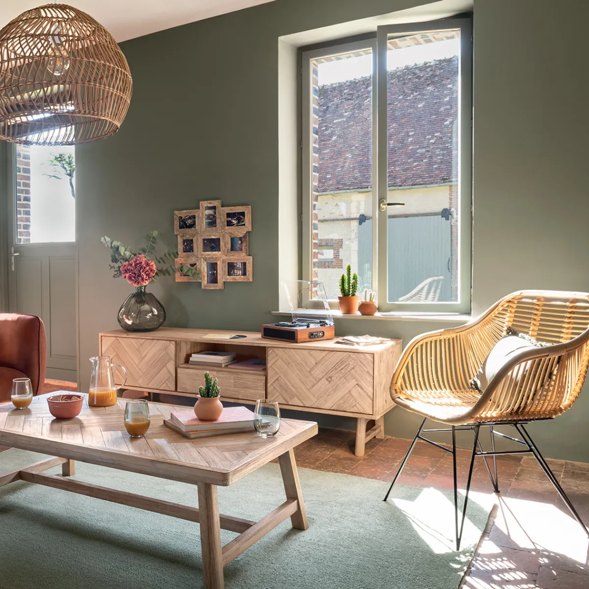 Atmosphera Fauteuils|Fauteuils En Rotin*Fauteuil "Koeta" Grisclair