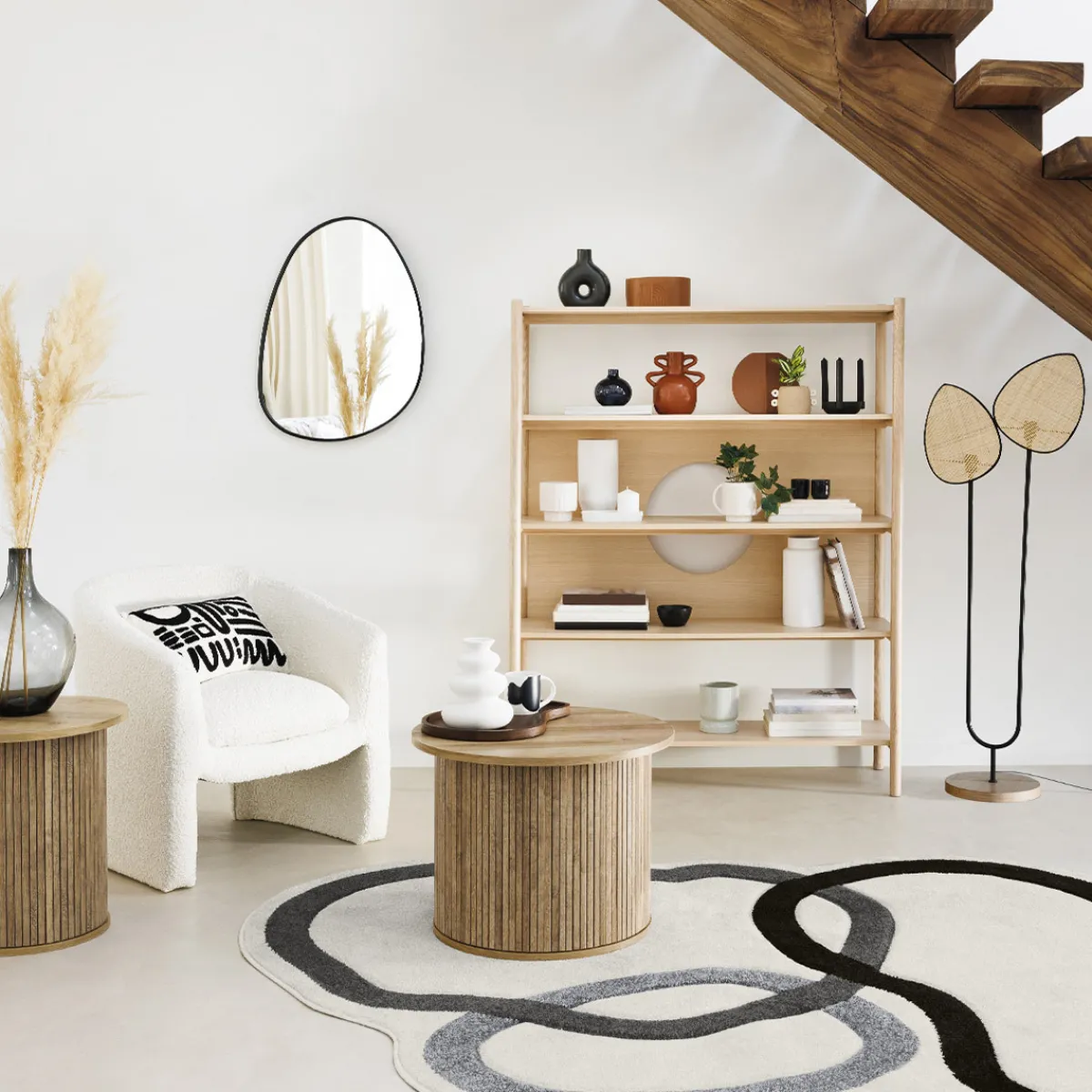 Atmosphera Fauteuils*Fauteuil "Kunjo" Gristaupe