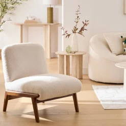 Atmosphera Fauteuils*Fauteuil "Liora" Blanc
