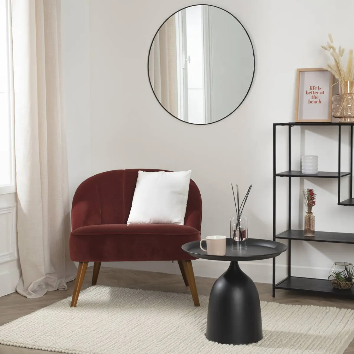 Atmosphera Fauteuils|Voir Tout *Fauteuil "Naova" Ocre