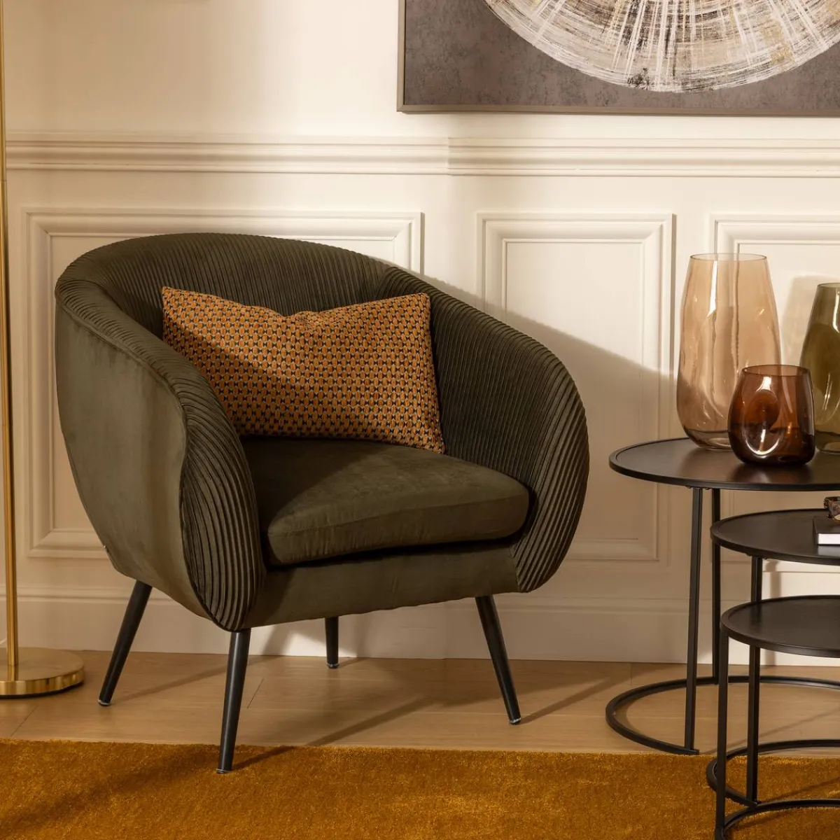 Atmosphera Fauteuils|Voir Tout *Fauteuil "Solaro" Vertcèdre