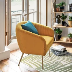 Atmosphera Fauteuils|Voir Tout *Fauteuil "Solaro" Ambre