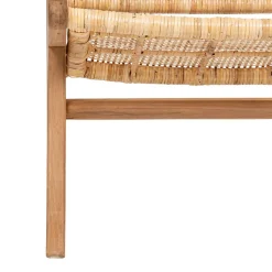 Atmosphera Fauteuils|Fauteuils En Rotin*Fauteuil "Timor" Jaunemoutarde