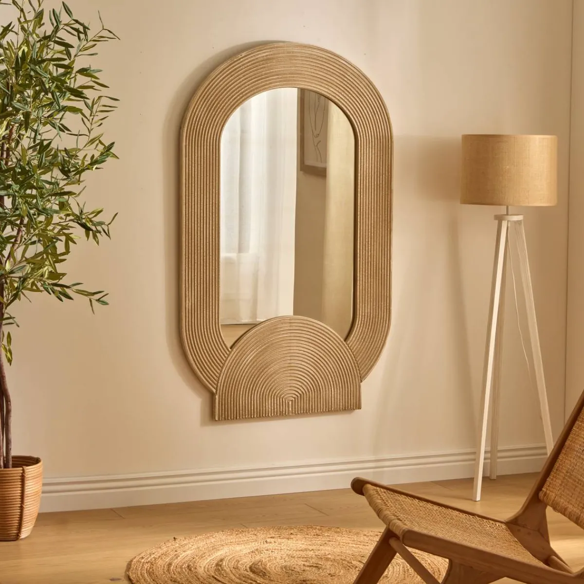 Atmosphera Fauteuils|Fauteuils En Rotin*Fauteuil "Timor" Jaunemoutarde