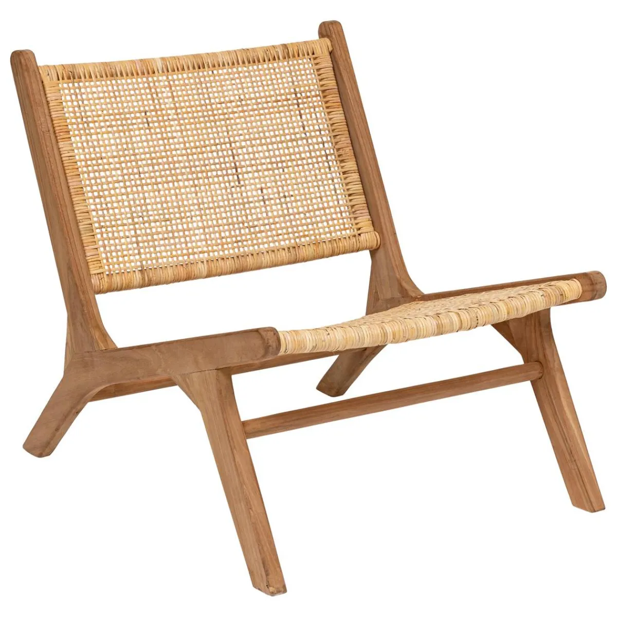 Atmosphera Fauteuils|Fauteuils En Rotin*Fauteuil "Timor" Jaunemoutarde