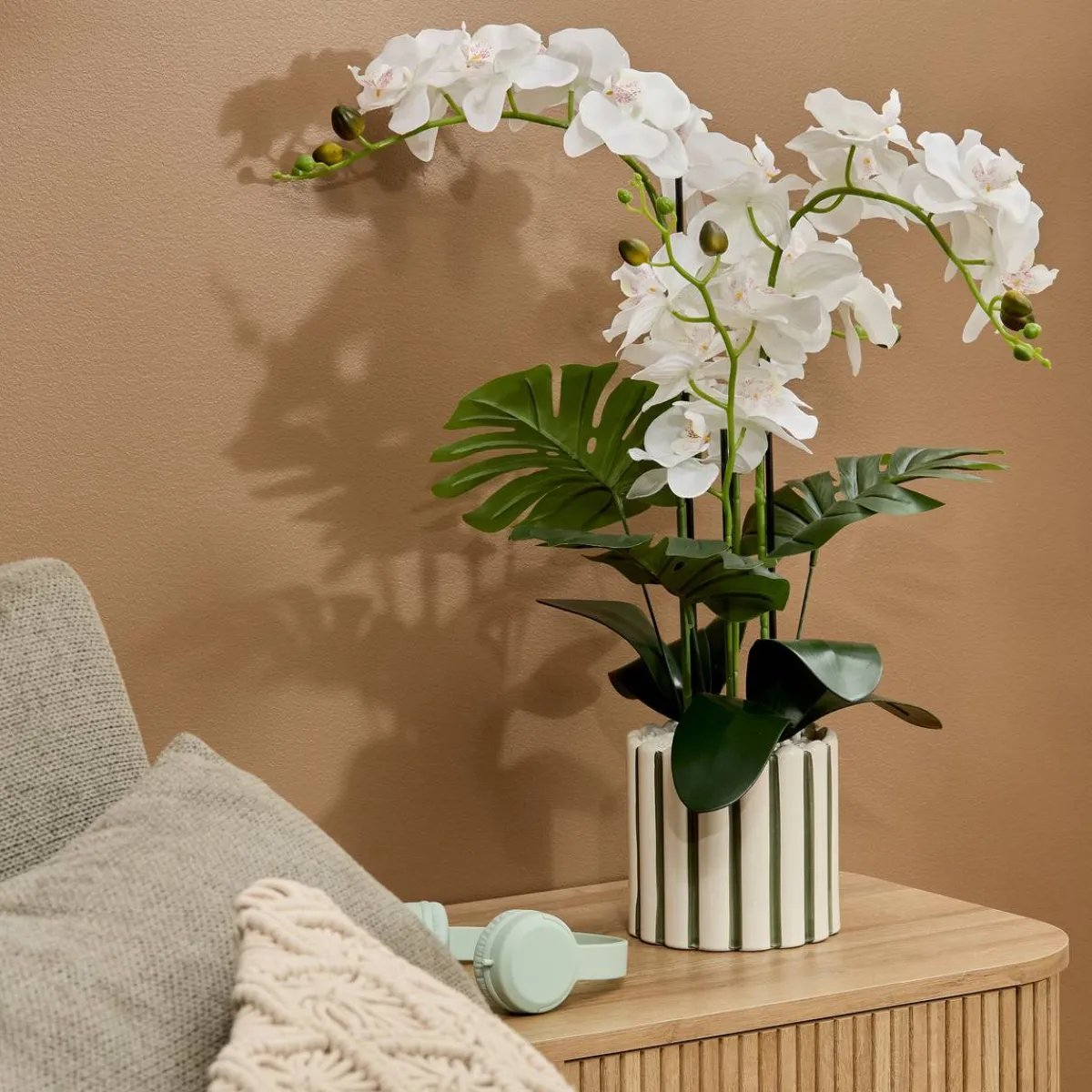 Atmosphera Fleurs Artificielles*Fleur artificielle en pot "Asia" ModèleA