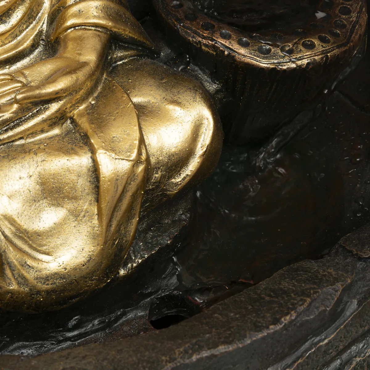 Atmosphera Statuettes, Figurines*Fontaine "Kalyani" Doré
