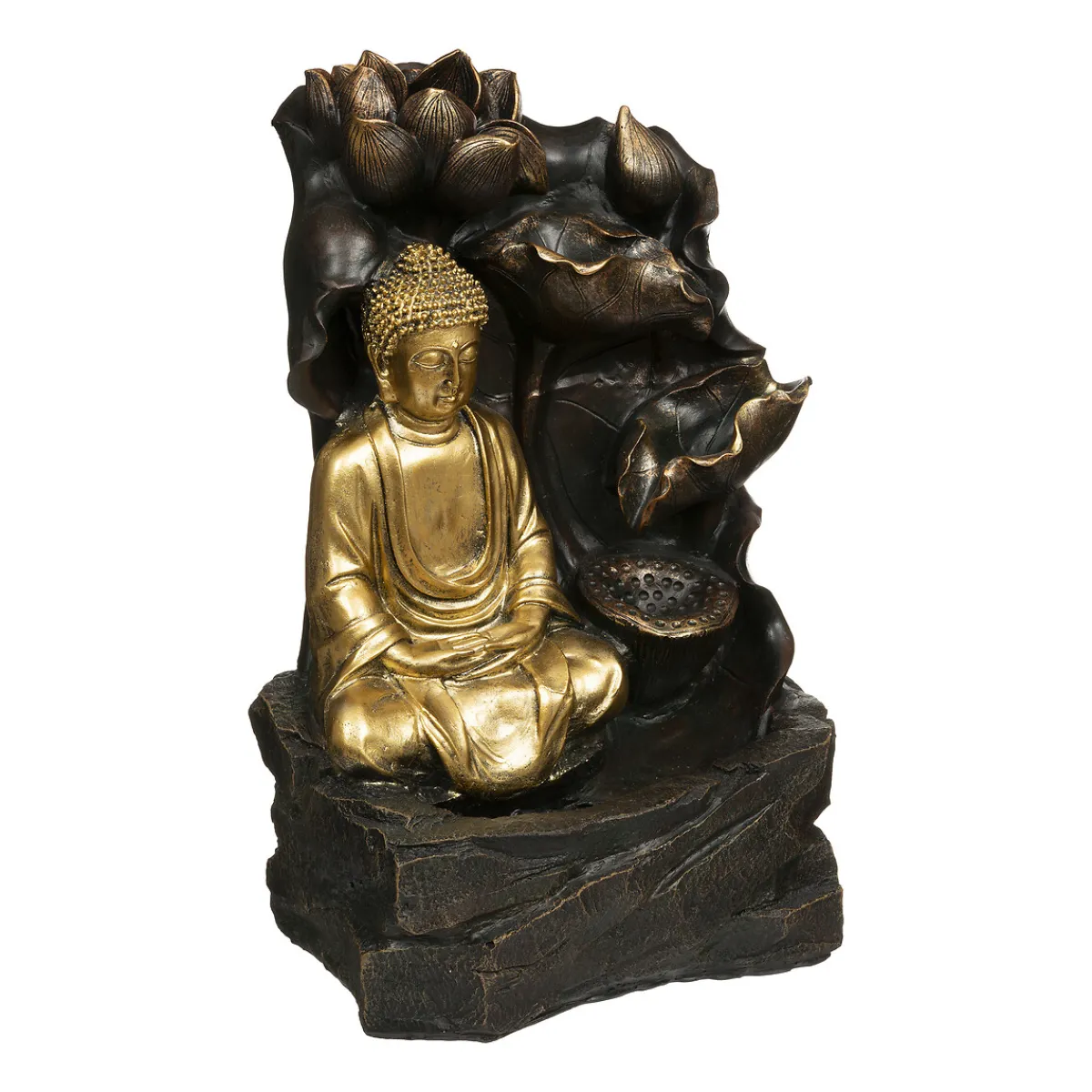 Atmosphera Statuettes, Figurines*Fontaine "Kalyani" Doré