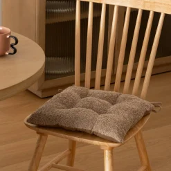 Atmosphera Galettes De Chaise*Galette de chaise bouclette "Soana" Bleuégéen