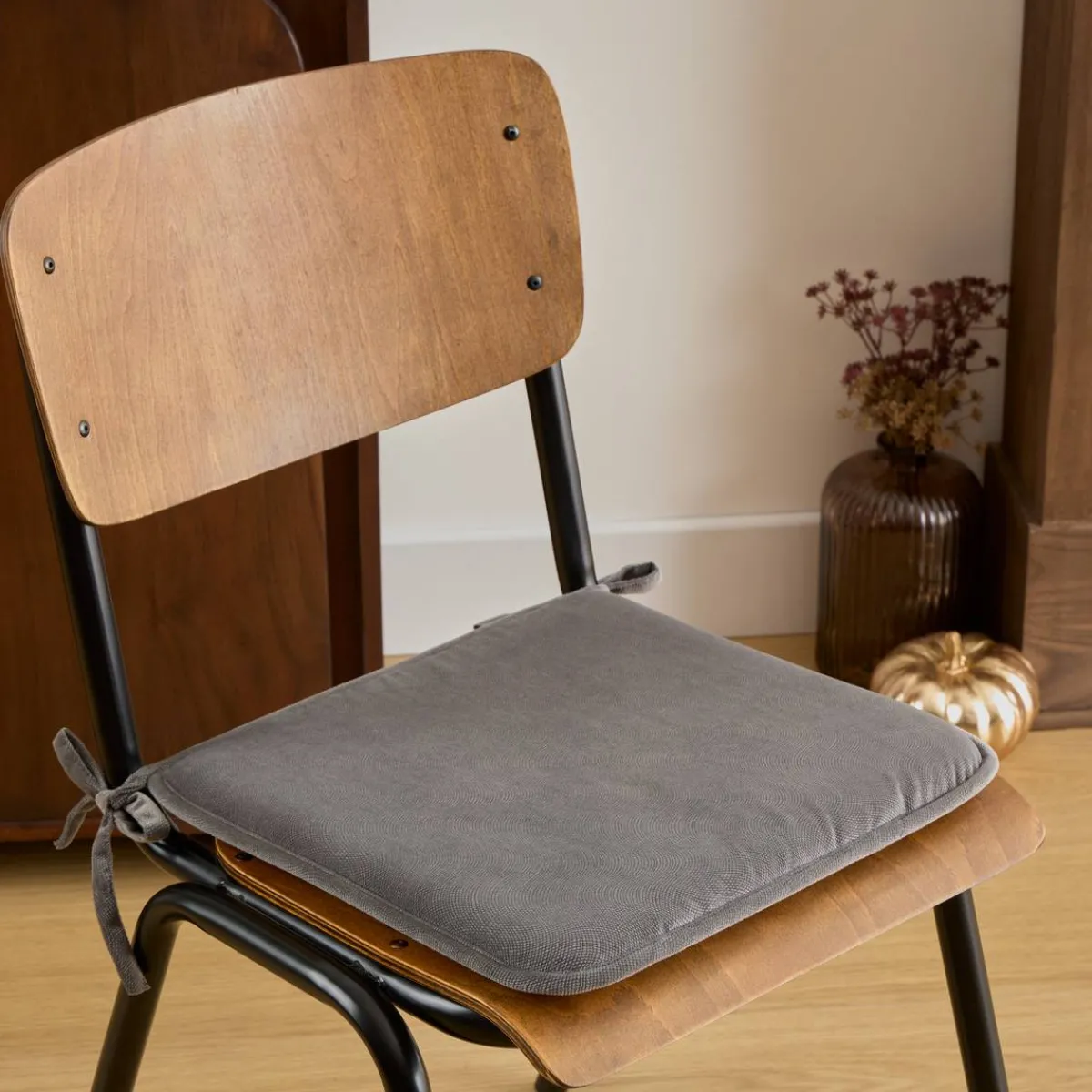 Atmosphera Galettes De Chaise*Galette de chaise "Lilou" Gris