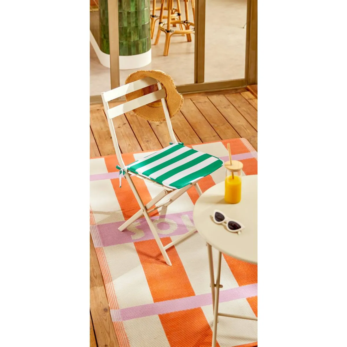 Atmosphera Galettes De Chaise*Galette de chaise "Poolside" Gris