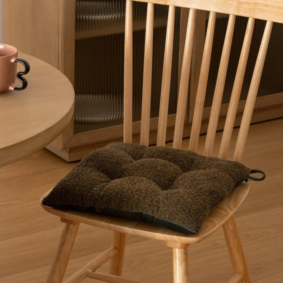 Atmosphera Galettes De Chaise*Galette de chaise "Soana" Vertcéladon