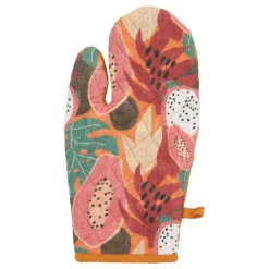 Atmosphera Tabliers, Maniques*Gant et manique "Tropical" Rouge