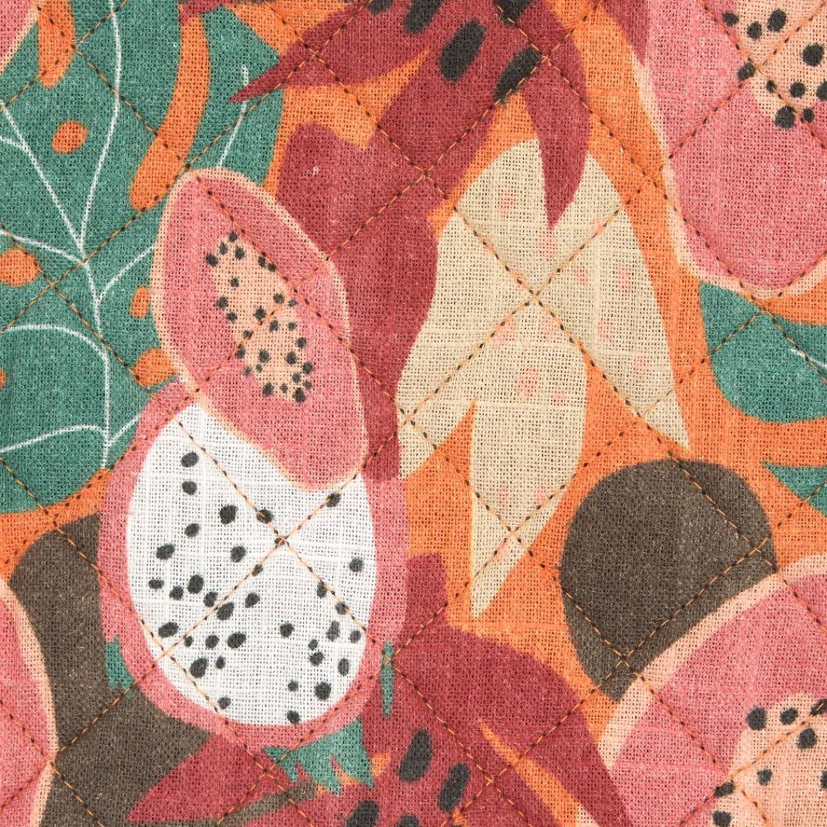 Atmosphera Tabliers, Maniques*Gant et manique "Tropical" Rouge