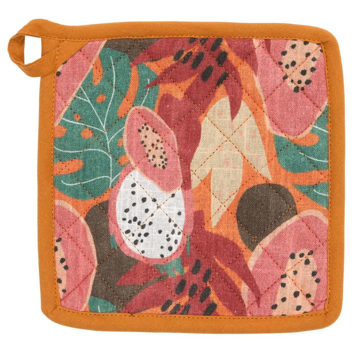 Atmosphera Tabliers, Maniques*Gant et manique "Tropical" Rouge
