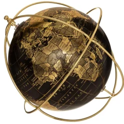 Atmosphera Objets À Poser*Globe "Flower" Jaune