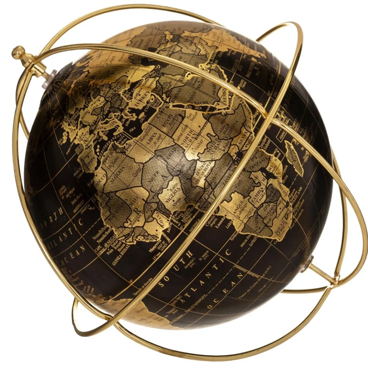 Atmosphera Objets À Poser*Globe "Flower" Jaune