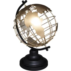 Atmosphera Objets À Poser*Globe "Loft", métal Beige