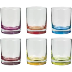 Atmosphera Verres À Eau*Gobelet bas  "Colori'Eau" Transparent