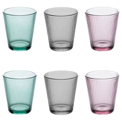 Atmosphera Verres À Eau*Gobelet bas  "Mal'Eau" Gris