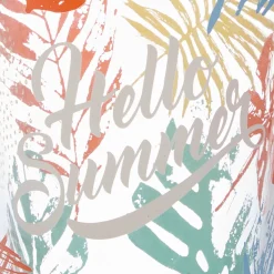 Atmosphera Verres À Eau|Art De La Table D'Extérieur*Gobelet haut "Hello Summer" NoiretBlanc