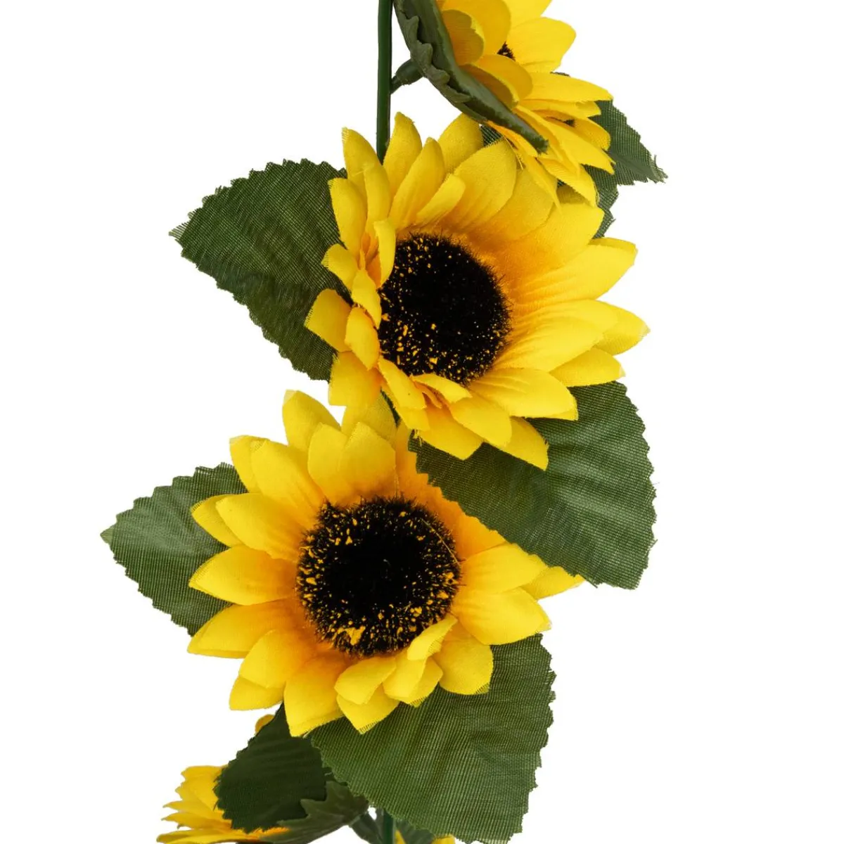 Atmosphera Fleurs Artificielles*Guirlande de tournesols artificiels "Naki" Blanc