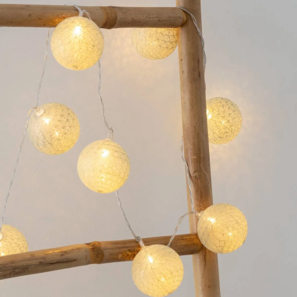 Atmosphera Guirlandes, Boîtes Lumineuses|Guirlandes*Guirlande LED 20 boules Blancivoire
