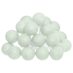 Atmosphera Guirlandes, Boîtes Lumineuses|Guirlandes*Guirlande LED 20 boules Blancivoire