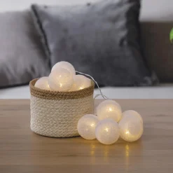 Atmosphera Guirlandes, Boîtes Lumineuses|Guirlandes*Guirlande LED 10 boules, pile Multicolore