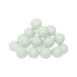 Atmosphera Guirlandes, Boîtes Lumineuses|Guirlandes*Guirlande LED 16 boules, pile Blanc