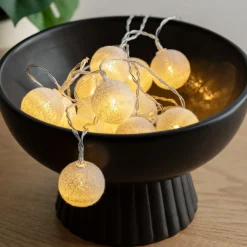 Atmosphera Guirlandes, Boîtes Lumineuses|Guirlandes*Guirlande LED 16 boules, pile Multicolore