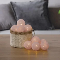 Atmosphera Guirlandes, Boîtes Lumineuses|Guirlandes*Guirlande LED 10 boules, pile Vertcéladon