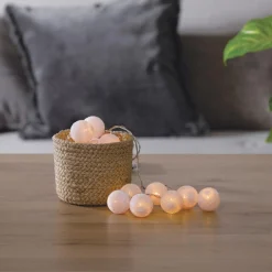 Atmosphera Guirlandes, Boîtes Lumineuses|Guirlandes*Guirlande LED 16 boules, pile Blanc