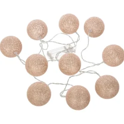Atmosphera Luminaires*Guirlande LED enfant "Glitter" Marron