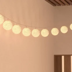 Atmosphera Lampes Solaires|Guirlandes*Guirlande lumineuse d'extérieur solaire Ambredroit