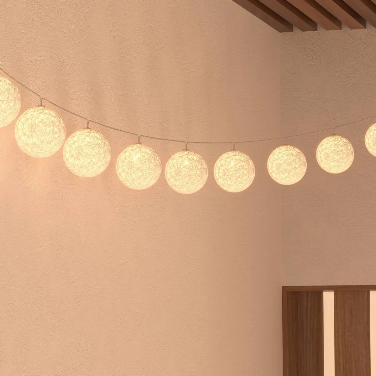 Atmosphera Lampes Solaires|Guirlandes*Guirlande lumineuse d'extérieur solaire Ambredroit