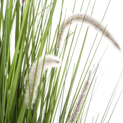 Atmosphera Plantes Artificielles*Herbe artificielle en pot Gris
