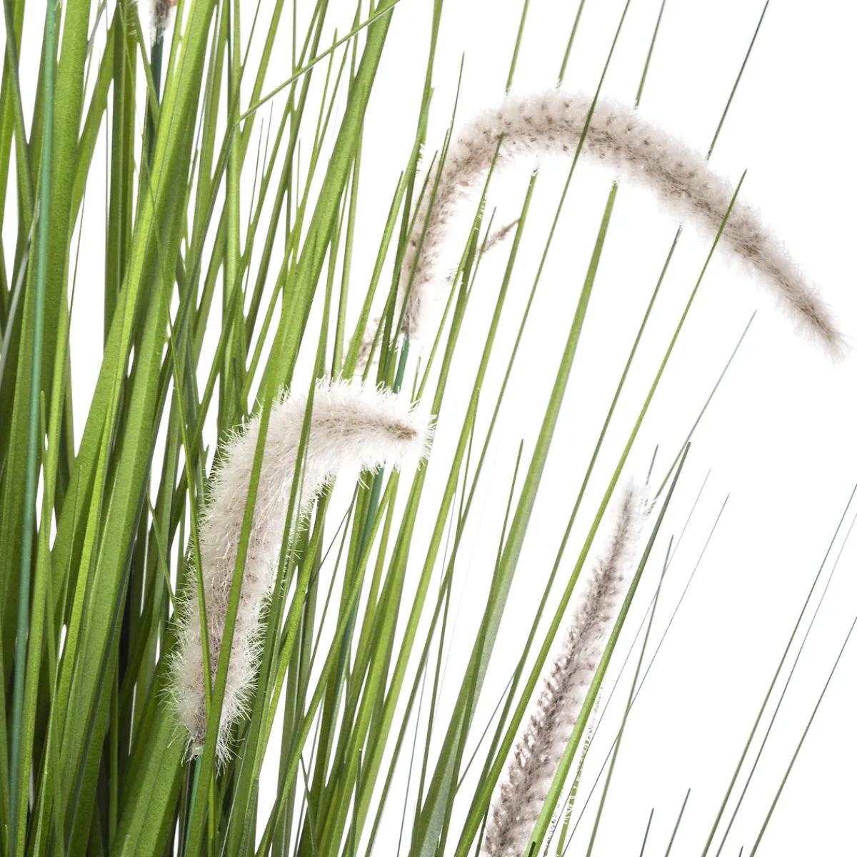 Atmosphera Plantes Artificielles*Herbe artificielle en pot Gris
