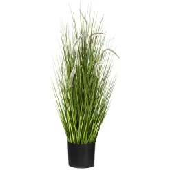 Atmosphera Plantes Artificielles*Herbe artificielle en pot Gris