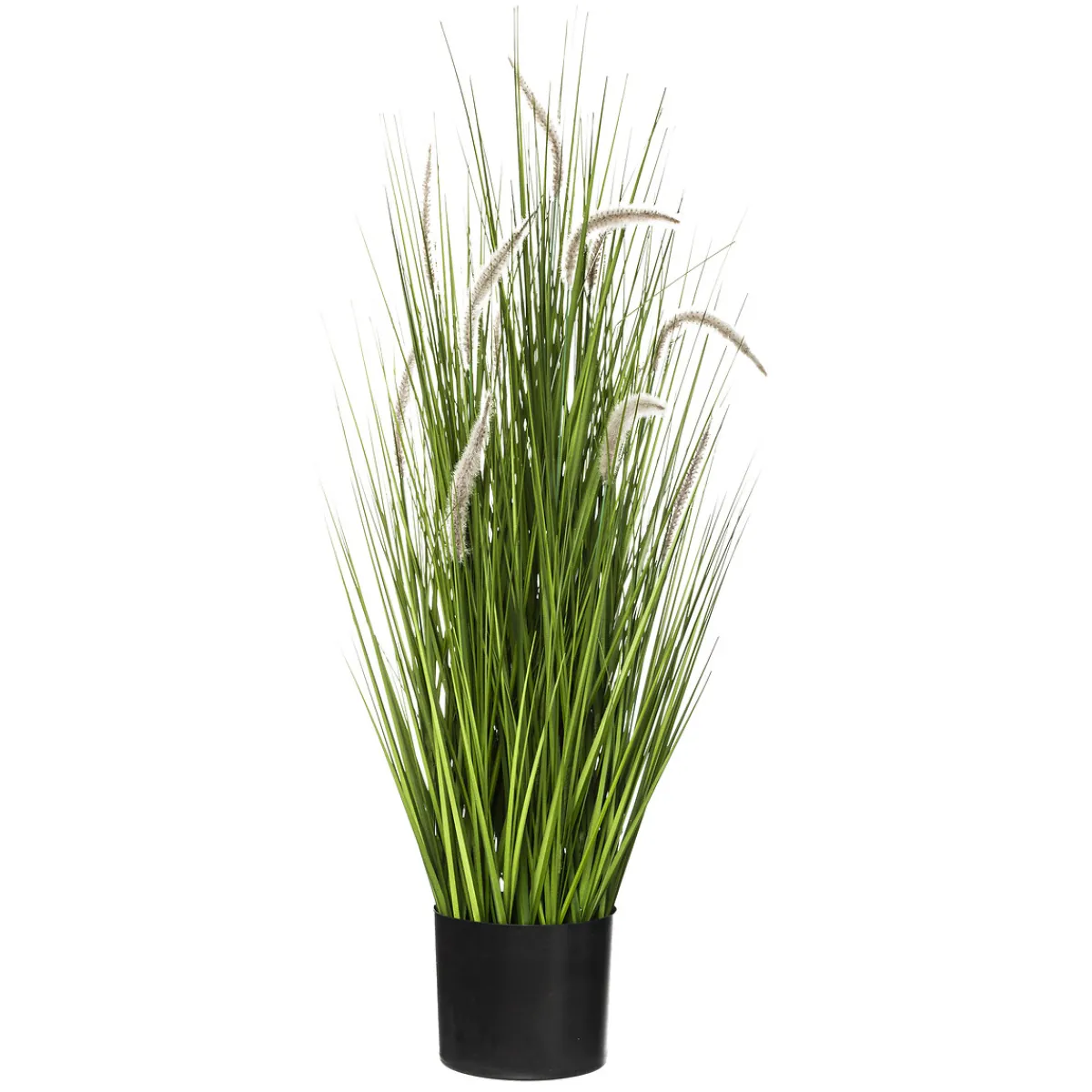 Atmosphera Plantes Artificielles*Herbe artificielle en pot Gris