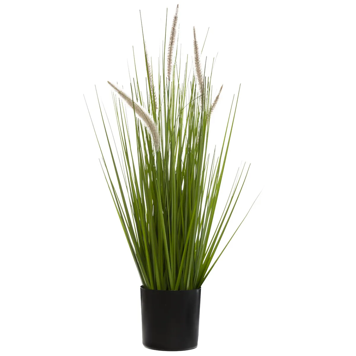 Atmosphera Plantes Artificielles*Herbe artificielle en pot "cat tails" Beige