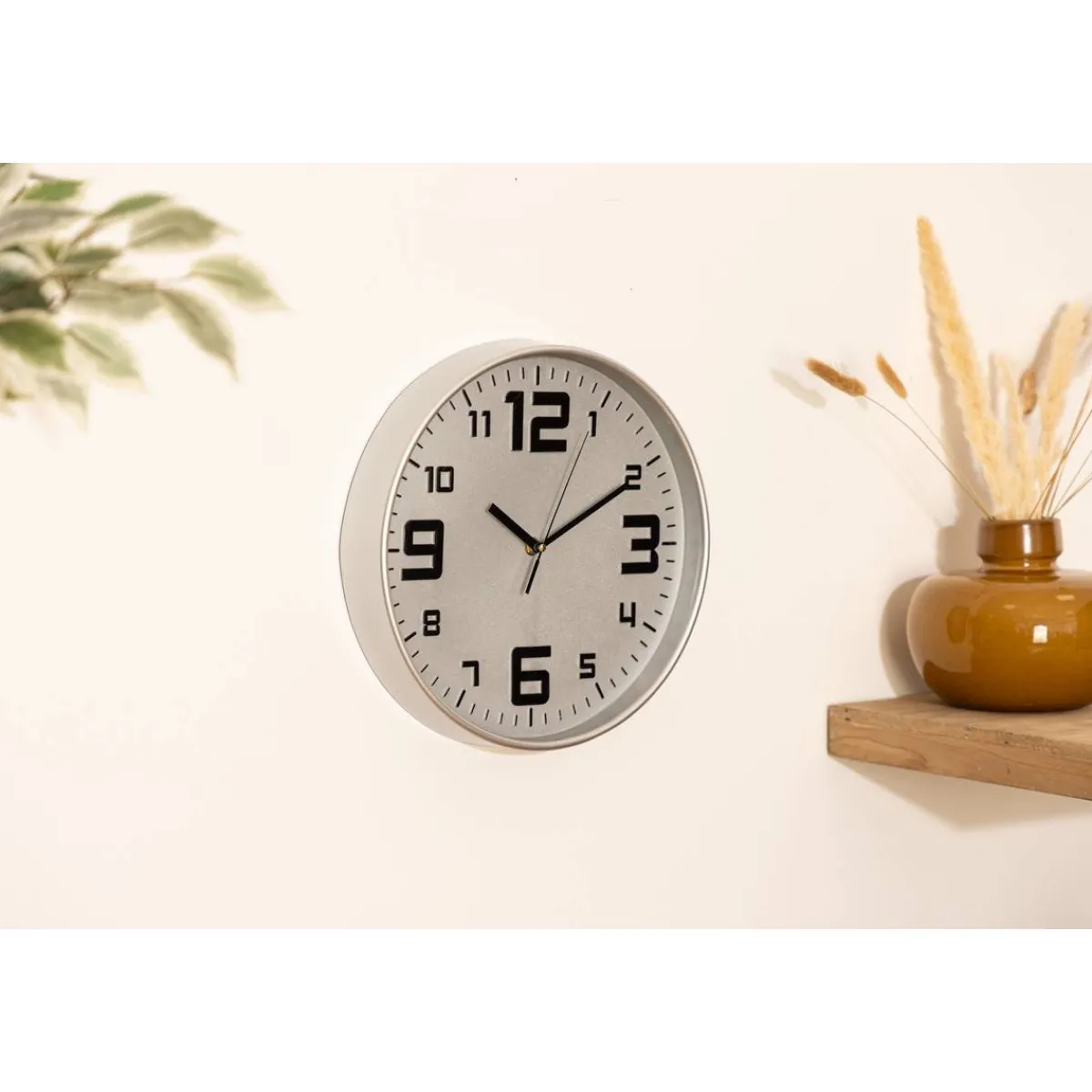 Atmosphera Horloges*Horloge argent "Elian" ModèleA
