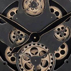 Atmosphera Horloges*Horloge mécanique "Kent" Marron