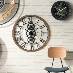 Atmosphera Horloges*Horloge mécanique "Mely" Doré